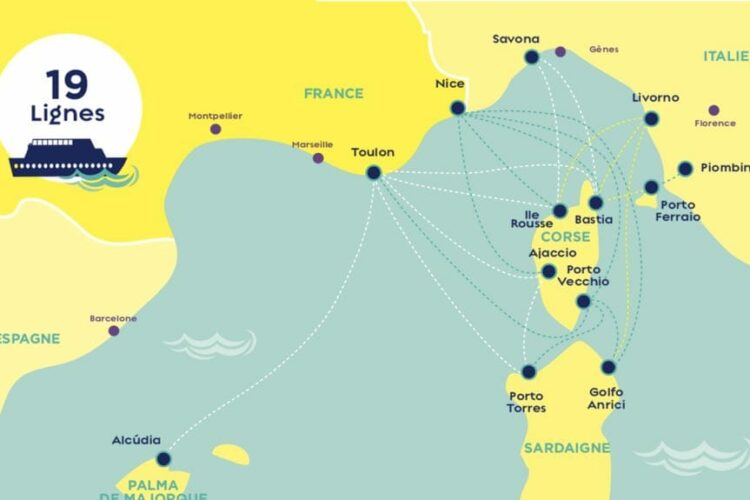 Ferries Corse – Ferry Marseille Bastia – Nice Ajaccio – Toulon